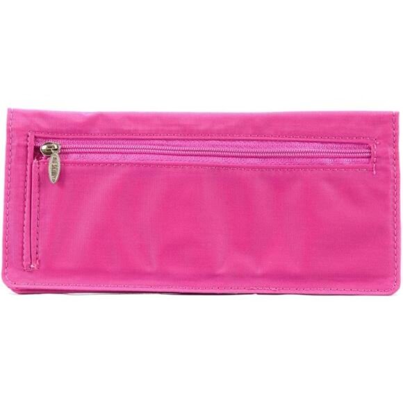 Big Skinny Women's Executive Bi-Fold Checkbook Slim Wallet, Holds Up to 40 Cards - Picture 3 of 7